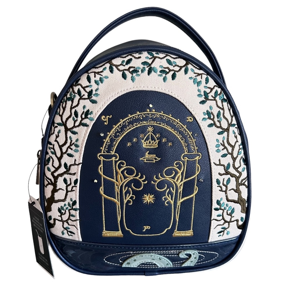 Bioworld Mines Of Moria Light Up Lord of the Rings Mini Backpack Blue
